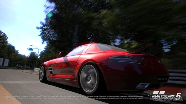 グランツーリスモ5にメルセデスベンツ SLS AMGが収録