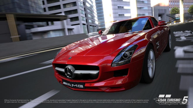 グランツーリスモ5にメルセデスベンツ SLS AMGが収録