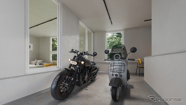 1F ガレージイメージCG