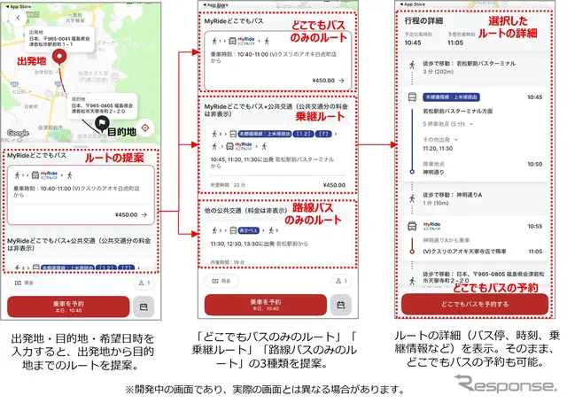 ルート検索・提案