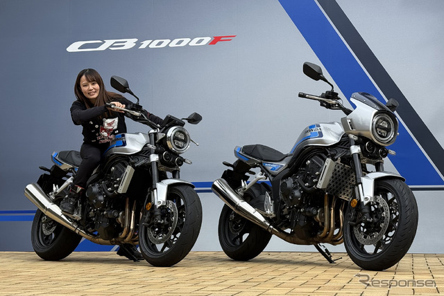 ホンダ CB1000Fと小鳥遊レイラさん