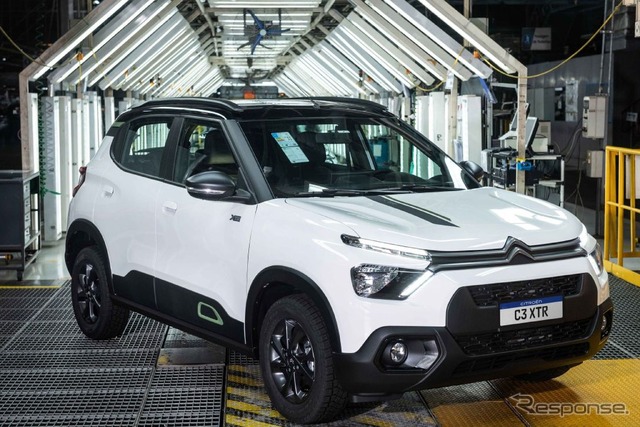 シトロエン『C3』がブラジル生産10万台達成。「XTR」がラインオフ