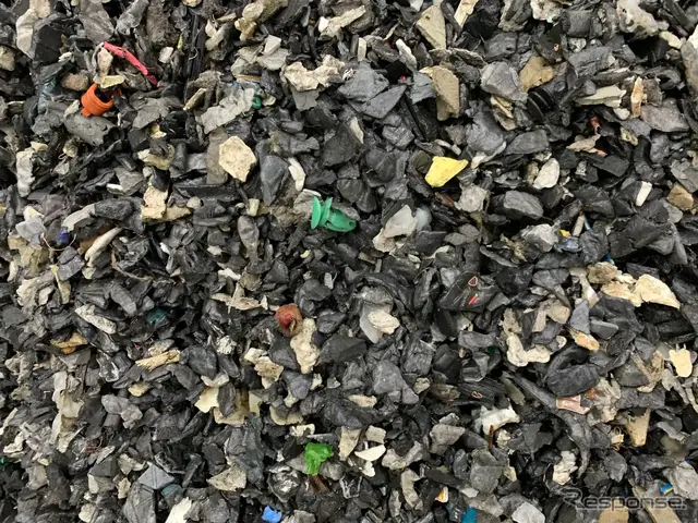 ASR由来を含む回収されたプラスチック