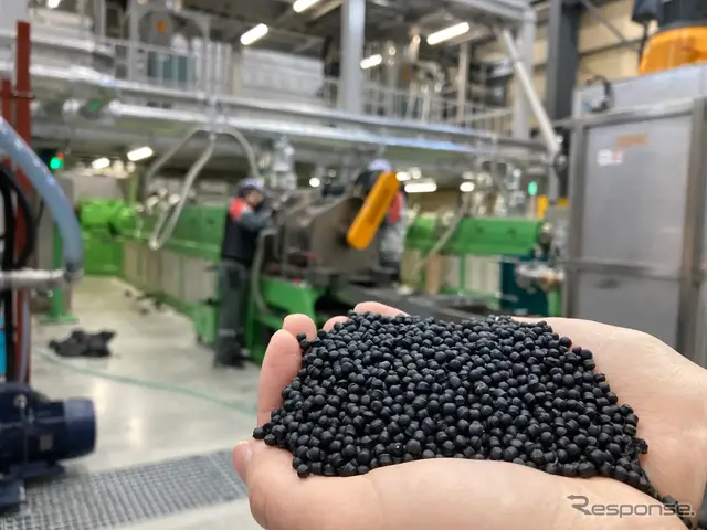 再生されたコンパウンドペレット（プラスチックの原料）