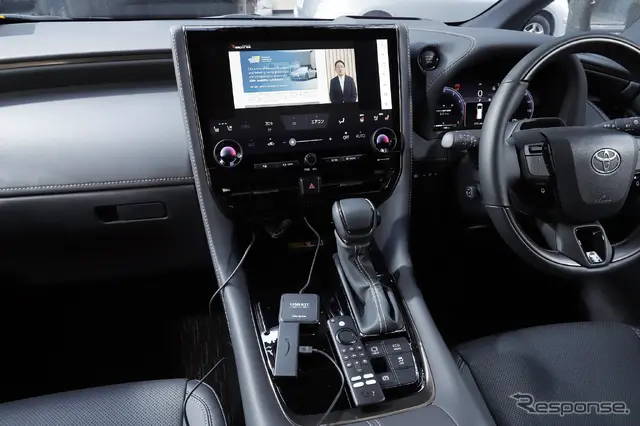 車載モニターを利用して各種映像コンテンツを楽しめる