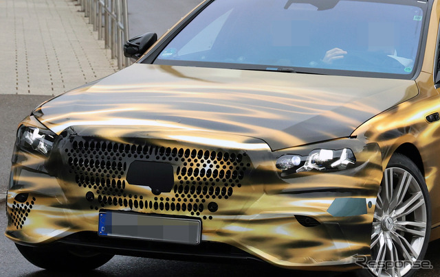 メルセデスベンツ Sクラス 改良新型のプロトタイプ