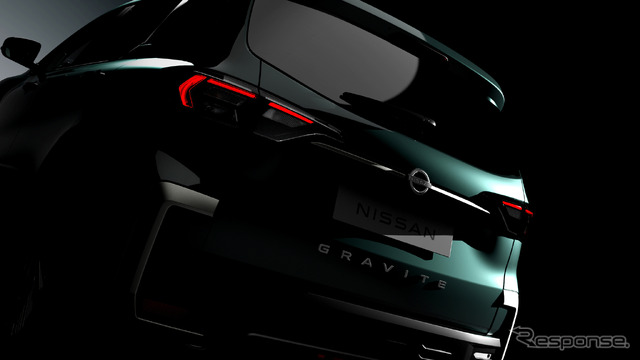 日産の小型ミニバン『グラバイト』のティザー