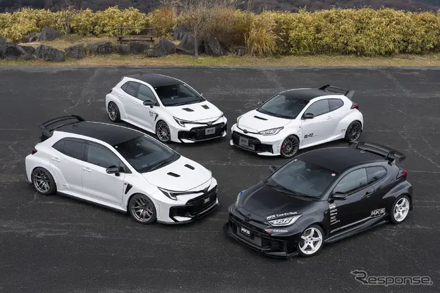 GRカローラ＆GRヤリス最新デモカーの“正解カスタム”はこれ！箱根で4メーカーの最新チューニングを体験