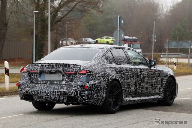 BMW M5 改良新型のプロトタイプ