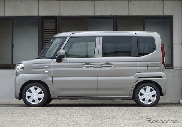 タナベ サステックプロCR　フレアワゴン装着例（最上部車高：フロント 14mmダウン / リア 23mmダウン）