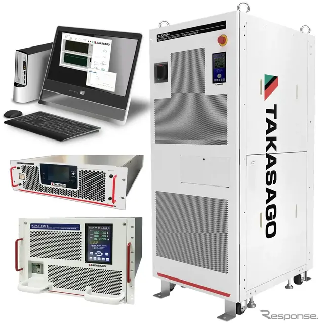 高砂製作所の次世代のEVパワートレイン開発を支える双方向直流電源システム