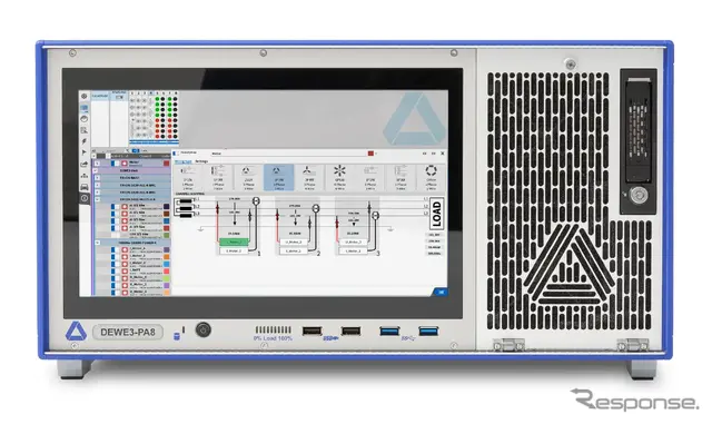 DEWETRONの据置型データ収集ソリューション DEWE3-PA8