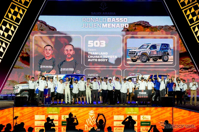 チームランドクルーザー・トヨタオートボデーのランドクルーザー300（ダカールラリー2026）