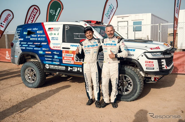 チームランドクルーザー・トヨタオートボデーのランドクルーザー300（ダカールラリー2026）