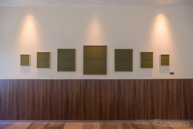 狭山茶×左官アート（4階ラウンジ）