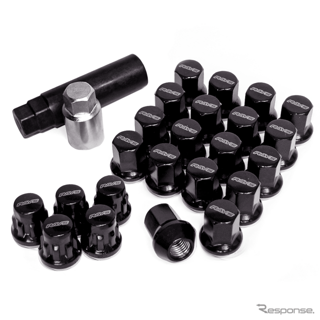 JIMNY専用17HEXナット＆ロックセット（ブラック：￥12,100）