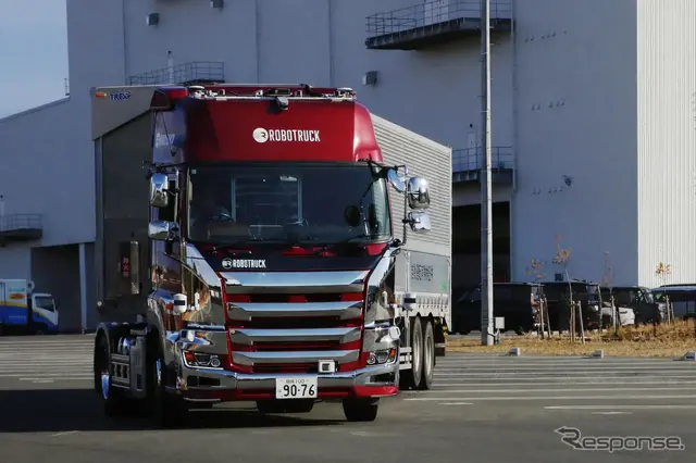 オリックス自動車など3社が自動運転セミトレーラーの公道実証を新東名で開始