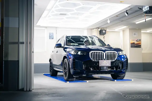 施工を終えて深い艶を纏う安東氏所有のBMW X5