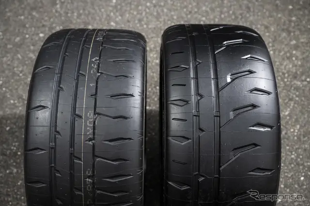 ブリヂストン ポテンザRE71RS（左）／ブリヂストン ポテンザRE71RZ（右）