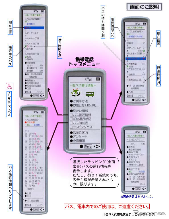 次はノンステップ? それともラッピング広告付き? 都バスが検索システムを導入