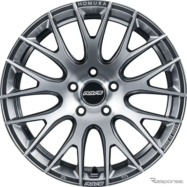 RAYS HOMURA 2×9R（18×7.5J +54 DMC/サイドグレイスシルバー）
