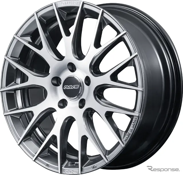 RAYS HOMURA 2×9R（18×7.5J +54 DMC/サイドグレイスシルバー）