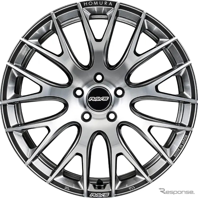 RAYS HOMURA 2×9R（19×8.0J +51 DMC/サイドグレイスシルバー）