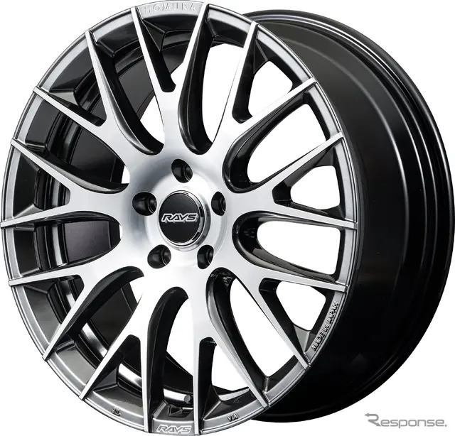 RAYS HOMURA 2×9R（19×8.0J +51 DMC/サイドグレイスシルバー）