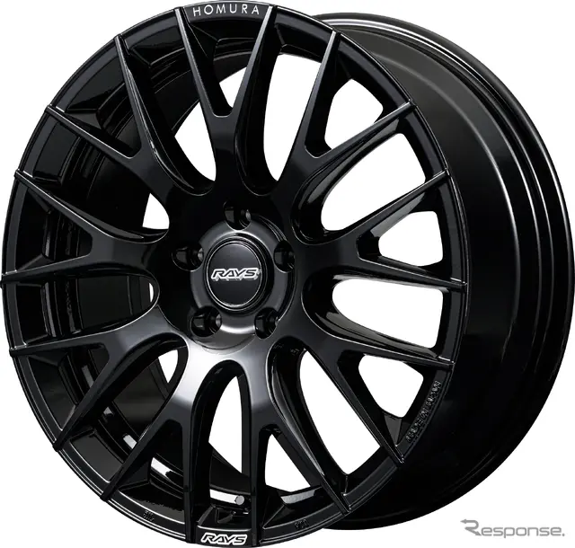 RAYS HOMURA 2×9R（19×8.0J +52 DMC/グロッシーブラック）