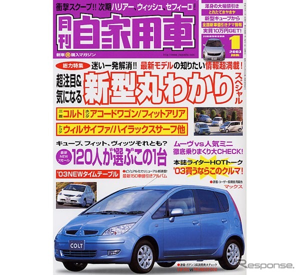 03年2月トヨタ『ハリアー』フルモデルチェンジの全貌キャッチ!