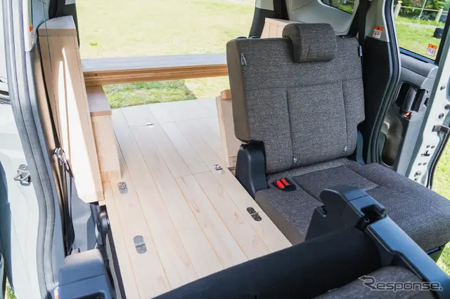 トヨタ シエンタ専用車中泊キット「VANLIFE ROOMKIT」の7人乗り用