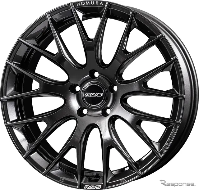 レイズ ホムラ 2×9R スーパーダークガンメタ（20インチ8.5J +45）