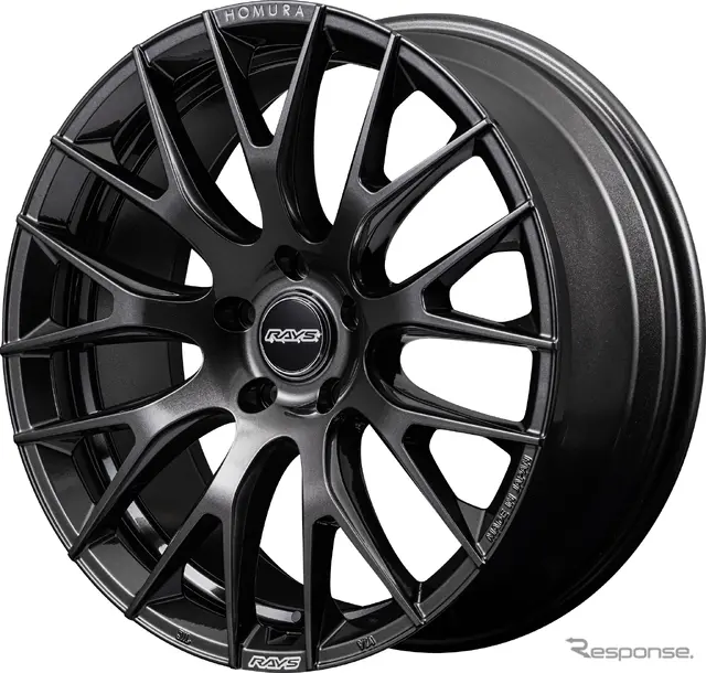 レイズ ホムラ 2×9R スーパーダークガンメタ（20インチ8.5J +45）