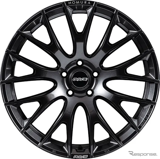 レイズ ホムラ 2×9R スーパーダークガンメタ（21インチ9.1J +45）