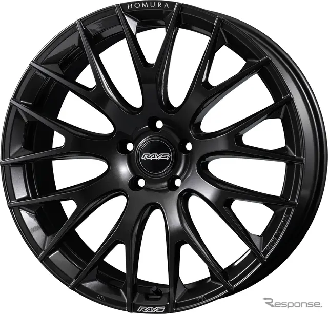 レイズ ホムラ 2×9R スーパーダークガンメタ（21インチ9.1J +45）