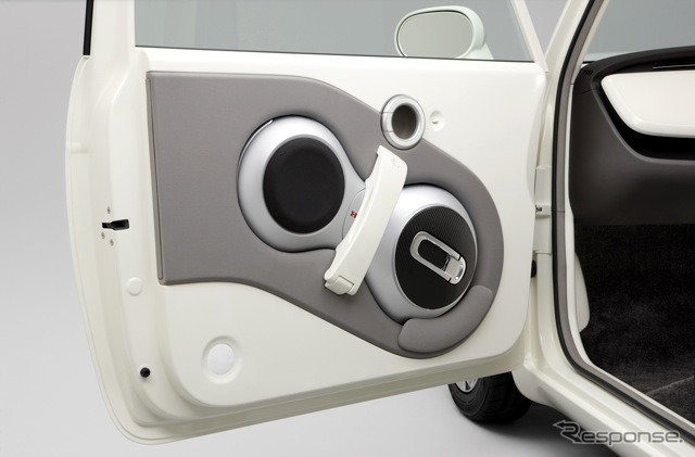 U3-Xを装着したEV-Nのドア