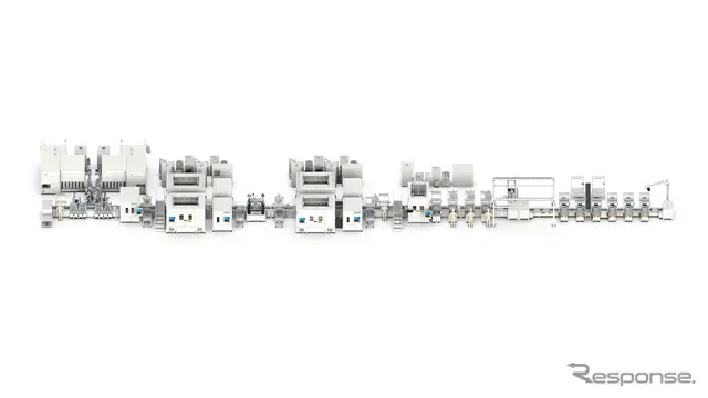 バッテリー製造ライン（UW JAPAN株式会社）