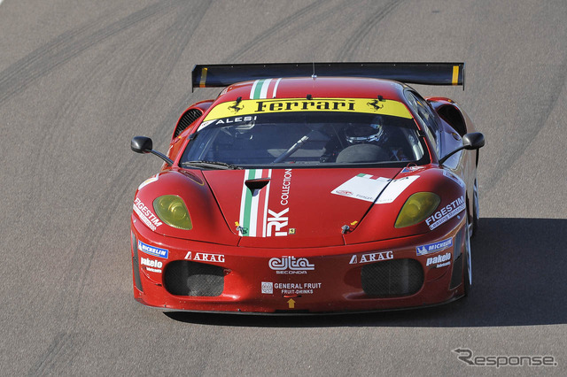 ジャン・アレジ選手とフェラーリF430 GT2