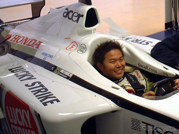【ホンダF1ストーキング】松浦考亮が初テスト「初めてのF1マシンは驚異的」