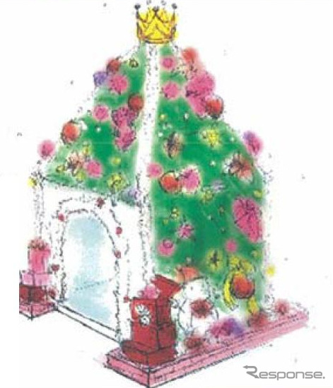 クリスマスツリー(イメージ図)