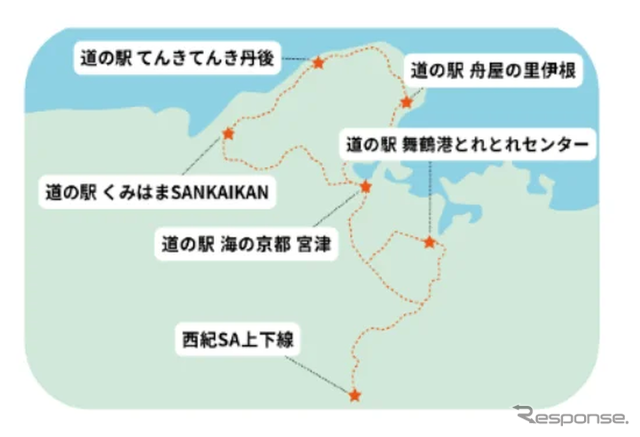 京都府北部の4エリアの道の駅