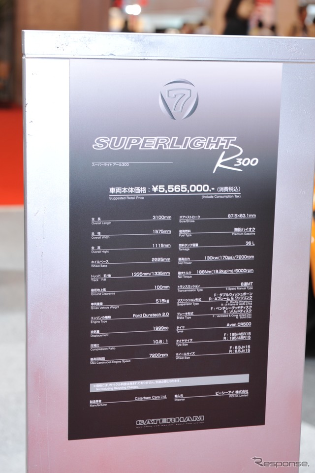 ケーターハム スーパーライトR300EU4