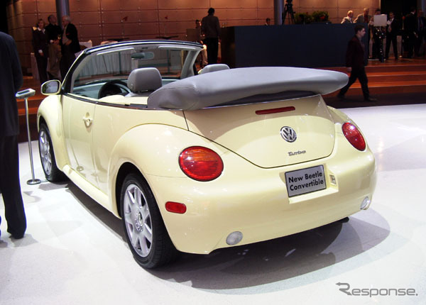 【デトロイトショー2003速報】空はあなたのもの…VW『ニュービートル』コンバーチブル