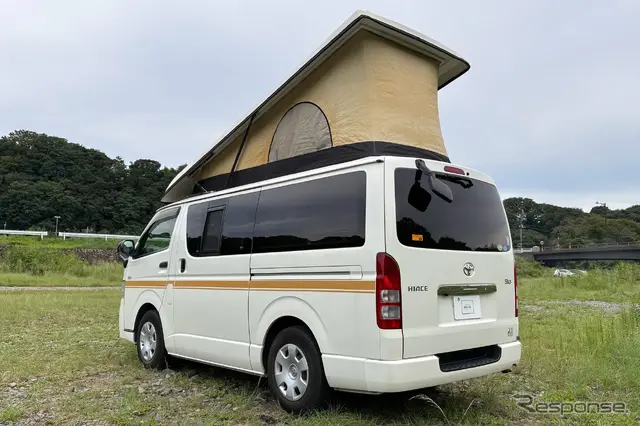 キャンピングカー「SAny.VAN ポップアップルーム」
