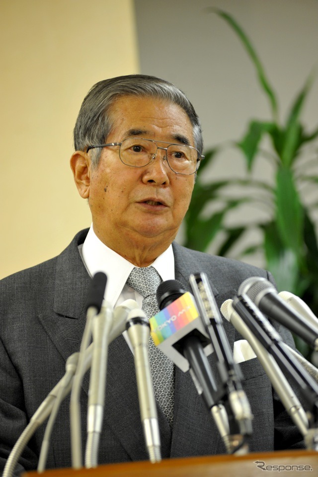 石原知事(写真=中島みなみ)