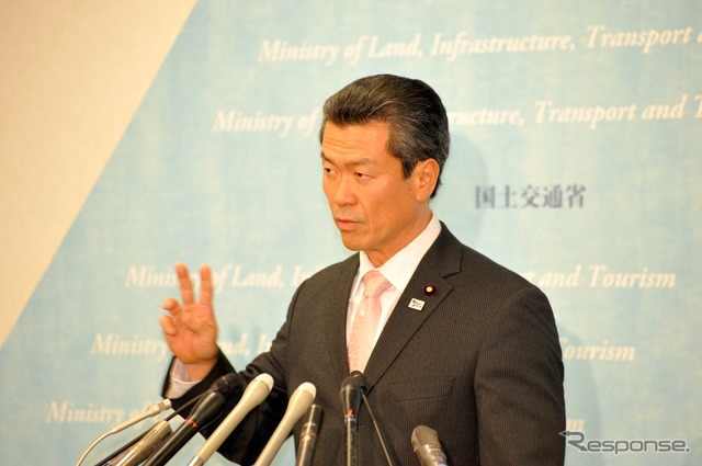 馬淵国交副大臣(撮影=中島みなみ)
