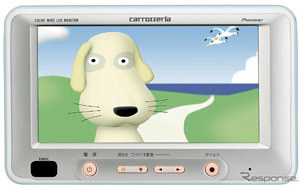パイオニア/カロッツエリア『楽ナビ』5機種---後席の子供用モニターも
