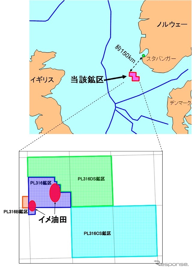 鉱区位置図
