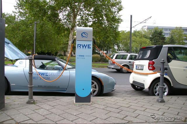 ドイツ最大手電力会社 RWE のEV用充電設備