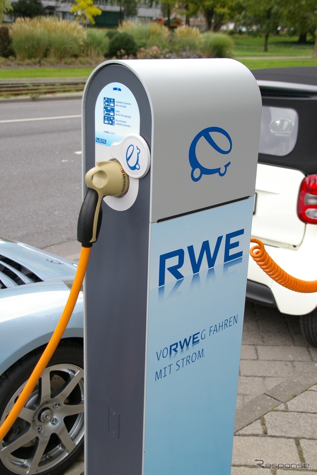 ドイツ最大手電力会社 RWE のEV用充電設備